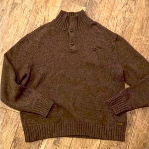 Polo Ralph Lauren XL Men’s Sweater heavy weight brown cotton